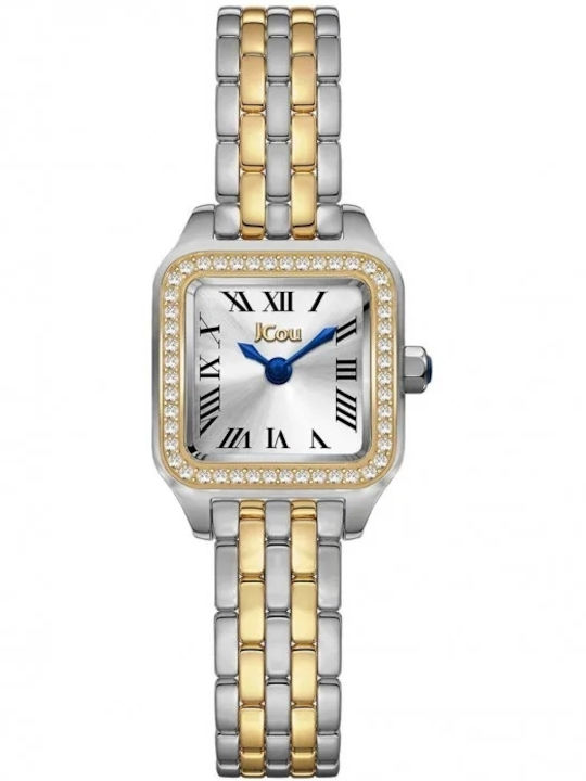 Jcou Battery Watch with Metal Bracelet
