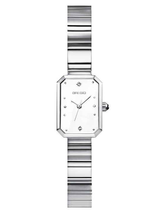Gregio Womens Watch Battery with Silver Metal Bracelet