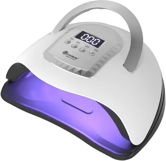 Avizar 20w Uv Led Manicure Lamp Nail Dryer Digital Display Timer White Black