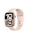 Watchband Hoco Wa37 38 40 41 42mm Fluorine Rubber Strap Apple Watch Series 1 2 3 4 5 6 7 8 9 Se Se2 Ροζ