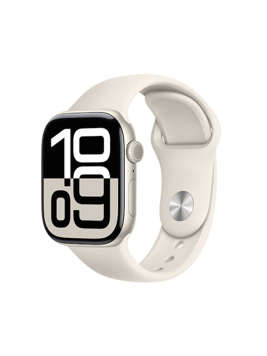 Watchband Hoco Wa37 38 40 41 42mm Fluorine Rubber Strap Apple Watch Series 1 2 3 4 5 6 7 8 9 Se Se2 Λευκό