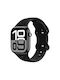 Watchband Hoco Wa38 Time Series 38 40 41 42mm Silicone Strap Apple Watch Series 1 2 3 4 5 6 7 8 9 Se Se2 Black