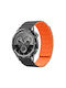 Watchband Hoco Wh21 Flexible Silicone Magnetic Samsung Huawei Xiaomi Vivo Oppo Etc 22mm Universal Black Orange