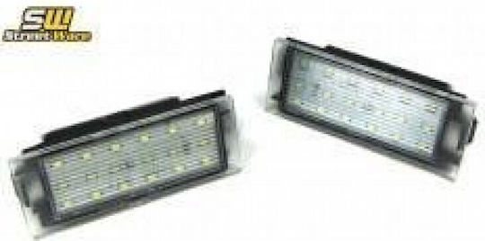 GRP Led License Plate Lights for Renault Twingo / Clio / Megane / Laguna 28340