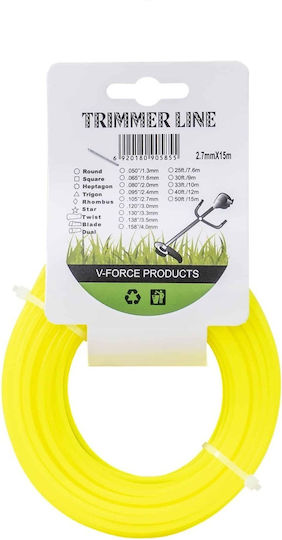 98613 Brush Cutter Trimmer Line Length 15m and Thickness 2.7mm