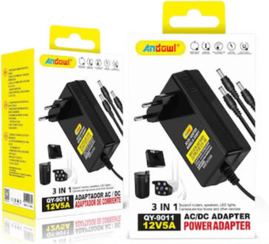 Taggo Универсално Захранващо Блокче 12 5A с Мощност 60W (Q-DC9011)