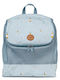 Saro Navy Hugs Παιδική Τσάντα Πλάτης Μπλε 31x26x16εκ.