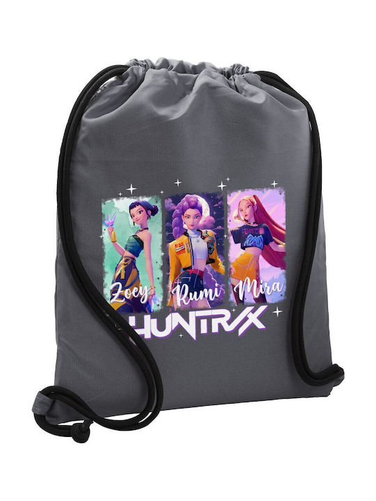 Koupakoupa K-pop Kids Pouch Bag Gray 48x40cm