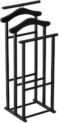 Arredamenti Italia Kremastră de Podea din Lemn Negru 43x102cm Arredamenti Italia Kremastră de Podea din Lemn Negru 43x102cm
