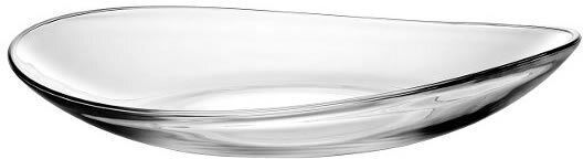 Vidivi Papaya Servierplatte Glas Weiß 40x7cm