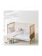 Kentia Set Lenjerie De Pat Bebe Pentru Pătuț Bumbac Albe 120x170cm