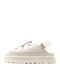 Goldenglow Leather Women's Sandals Flatforms Ecru