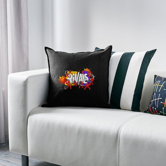 Roblox Rivals Pernă Canapea Neagră 100% Bumbac Umplutură Inclusă 50x50cm