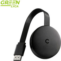 Green Lyca Ασύρματη Συσκευή Προβολής Screen Mirroring Τηλεοράσεις Projectors Gl69610