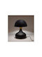 Metal Table Lamp with Black Shade and Base