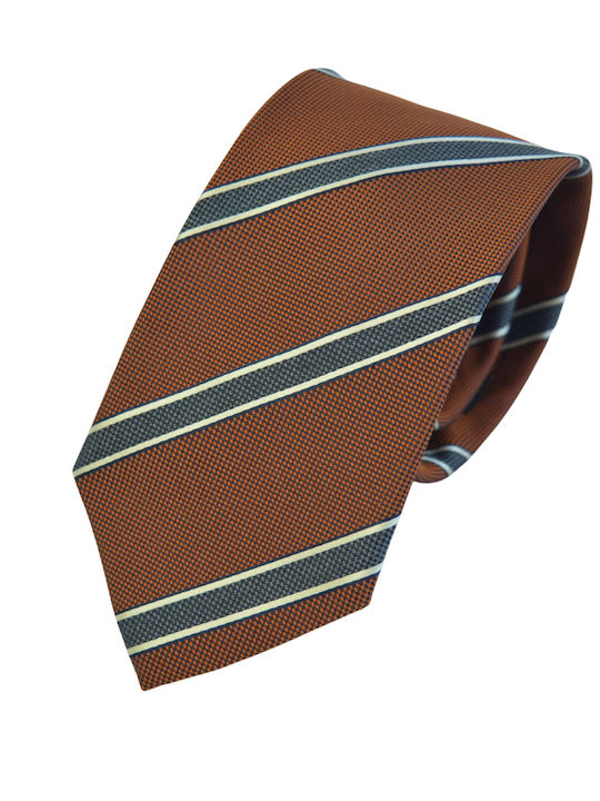 Makis Tselios Fashion Men's Silk Tie Printed Gray Color