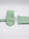 Venturi Men's Tie Set with Printed Pattern in Turquoise Color