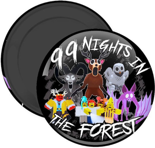 Roblox 99 Nights In Forest Magnet Decorative Rotund De Frigider Dimensiune 5cm