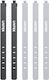 Unitek Cable Organizer Silicone Flexities 5pk 2xblack 3xgrey 135x10mm Ot1095a