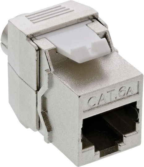Modul Keystone Rj45 Zola Oțel Inoxidabil Transfer Date Până la 10gb/s 3.8x2.4x1.7 Cm Argintiu