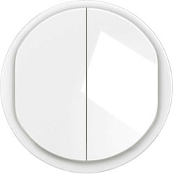 Celiane Double Switch Plate White