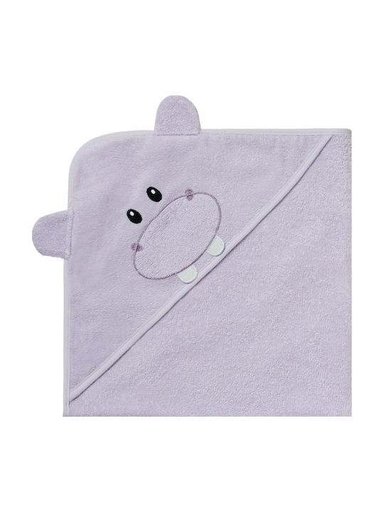Kentia Baby-Badetuch mit Kapuze 75x75cm