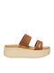 Women's Platforms Summer Style Brown Slippers