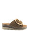 Sommer Damenplattformen Beige