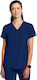 Healing Hands Female Medical Blouse Navy Blue
