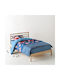 Kentia Set Single Cotton Blue Sheets 160x270cm 3 Pieces
