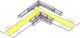 6135 Schienensystem-Verbinder Eckig 8mm Spotlight