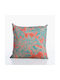 Nef-Nef Homeware Sofa-Kissen Charisma Aus 100% Baumwolle Koralle/Grün 45x45cm