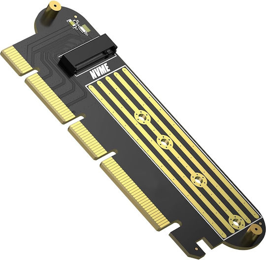 Adaptor M.2 NVMe PCI-E X1 Zola Compatibil Cu Unități M2 2230 2242 2260 2280 64 Gbps Negru