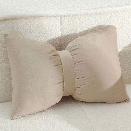 Melinen Възглавница Bow Бежова 35x50 см