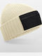 Beanie Unisex Σκούφος Πλεκτός σε Μπεζ χρώμα