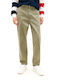 Pantaloni Bărbați Chino Elastic Regular Fit Kaki
