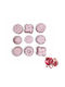 24home.gr Set of Home Fragrance Wax Melts with Pomegranate Perfume WXM09-pomegranate 9 Pieces