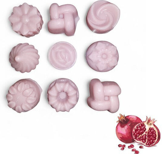 24home.gr Σετ Αρωματικών Wax Melts με Άρωμα Ρόδι WXM09-pomegranate 9τμχ