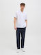 Herrenhosen Chino in Entspannt Passform Blau