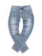 Men's Jeans Pants with Slim Fit Blue