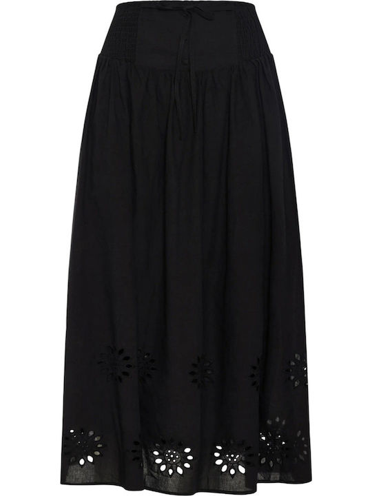 Funky Buddha Maxi Skirt Black