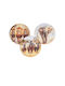 Wooden Wall Clock Beige