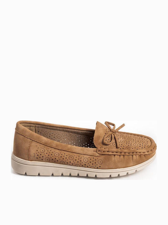 The Shoemart Γυναικεία Loafers σε Ταμπά Χρώμα