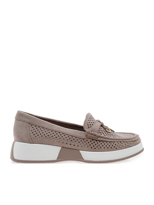 Γυναικεία Loafers σε Καφέ Χρώμα