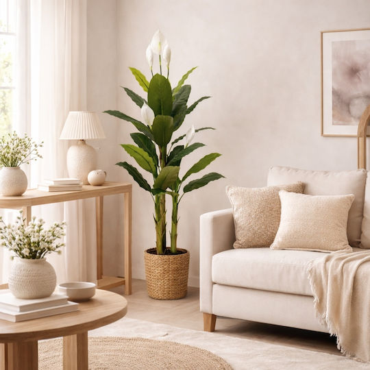 Künstliche Topfpflanze Peace Lily 110cm 86927