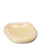 Hintsdeco Bol Decorativ Ceramic Galben 26x26x37cm