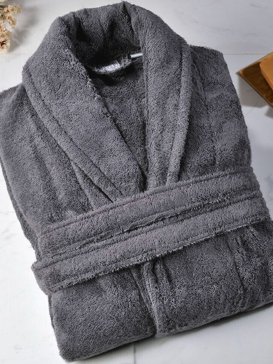 Down Town Home Μπουρνούζι Grey 450gr/m²