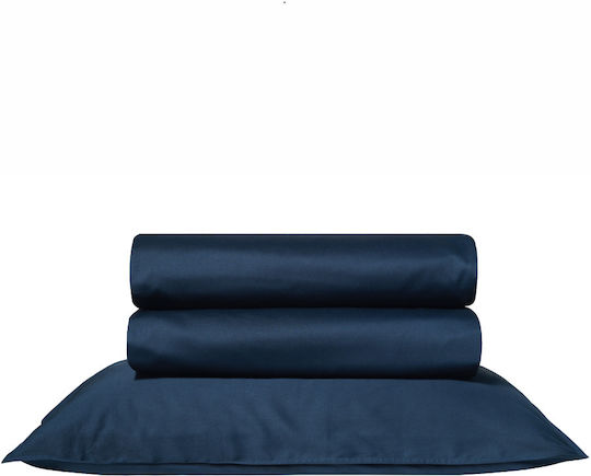 Kentia Opulence 01 Σετ Μαξιλαροθήκες με Φάσα Μπλε 50x70εκ.