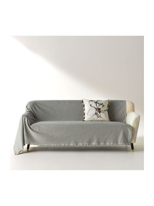 Kentia Everan Armchair Throw 170x180cm Gray