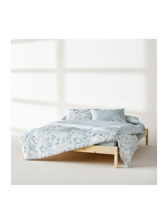 Kentia Σετ Παπλωματοθήκη Βαμβακερή 225x245cm Υπ...